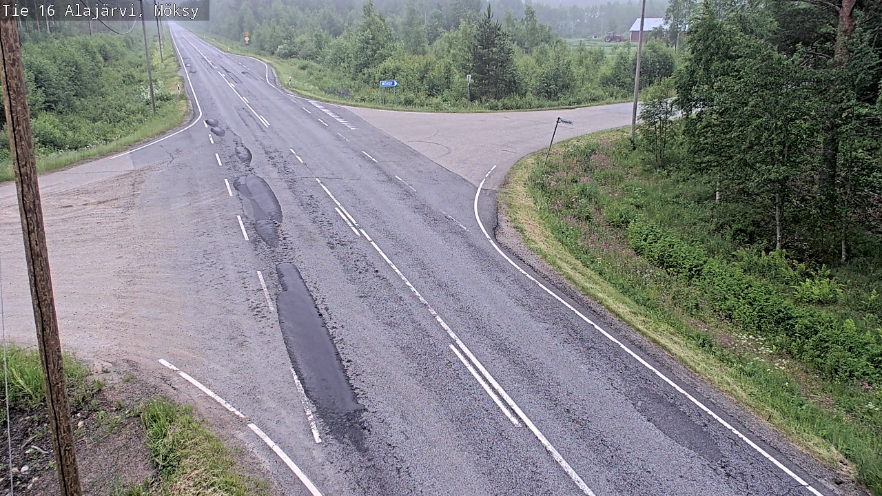 Kelikamerat Kuva Tie 16 Alajärvi, Möksy, Alajärvi, Etelä-Pohjanmaa
