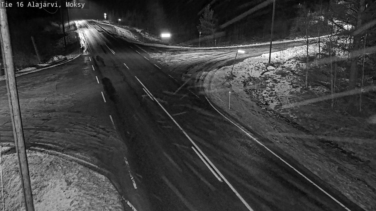 Weather Camera Image Road 16 Alajärvi, Möksy, Alajärvi, Etelä-Pohjanmaa