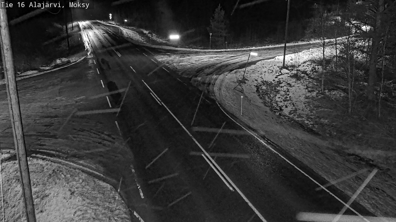 Weather Camera Image Road 16 Alajärvi, Möksy, Alajärvi, Etelä-Pohjanmaa