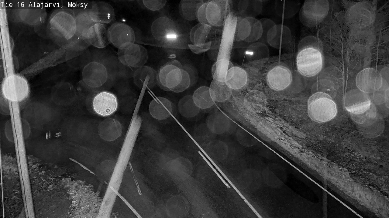Weather Camera Image Väg 16 Alajärvi, Möksy, Alajärvi, Etelä-Pohjanmaa