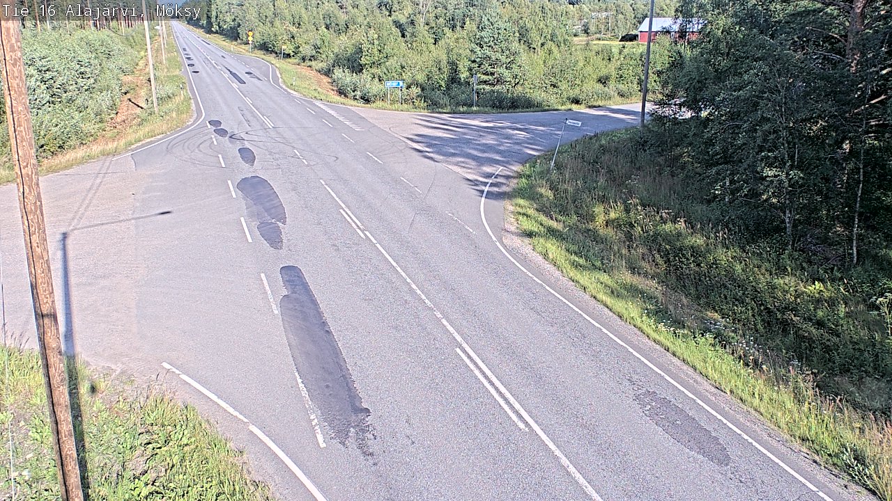 Kelikamerat Kuva Tie 16 Alajärvi, Möksy, Alajärvi, Etelä-Pohjanmaa