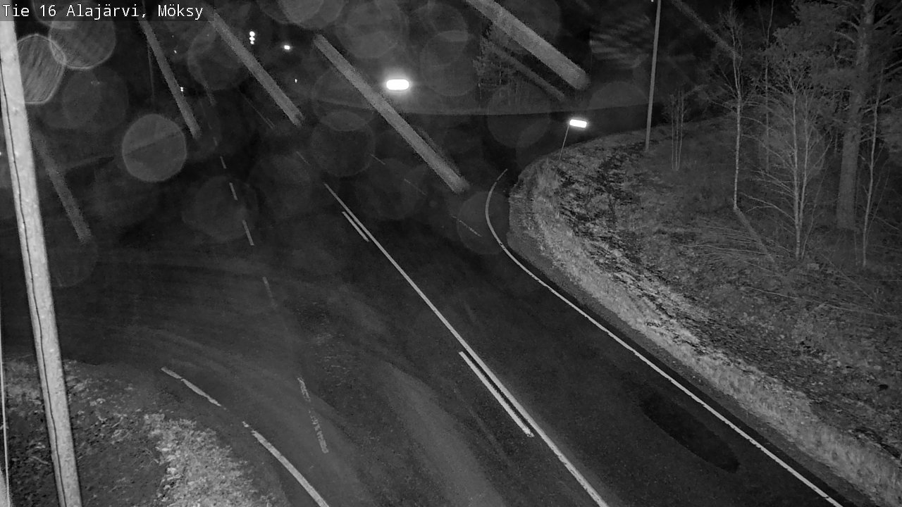 Weather Camera Image Väg 16 Alajärvi, Möksy, Alajärvi, Etelä-Pohjanmaa