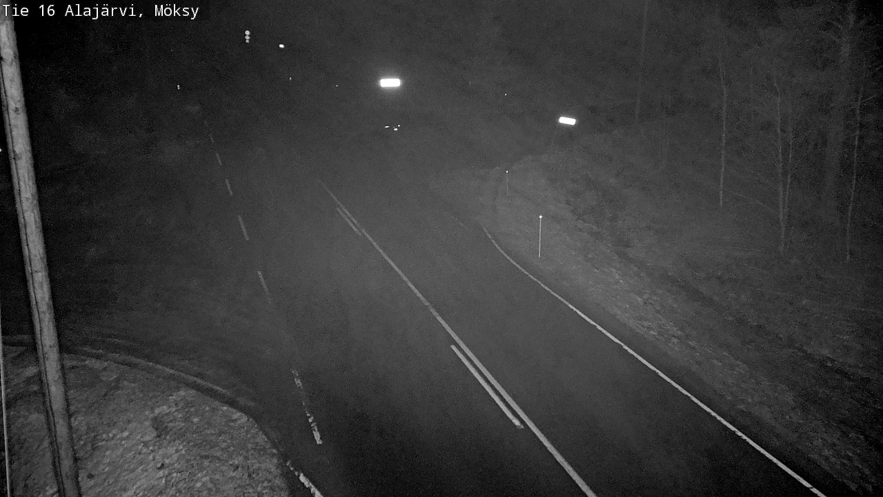 Weather Camera Image Road 16 Alajärvi, Möksy, Alajärvi, Etelä-Pohjanmaa
