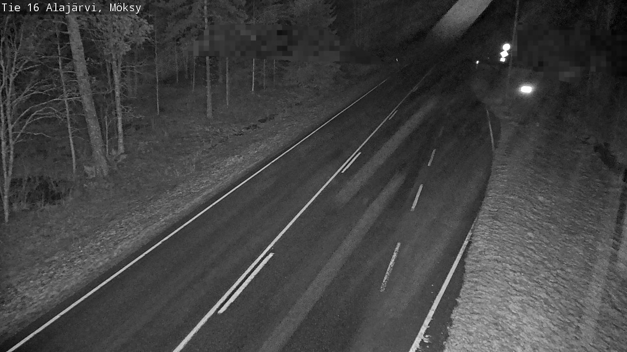 Weather Camera Image Road 16 Alajärvi, Möksy, Alajärvi, Etelä-Pohjanmaa