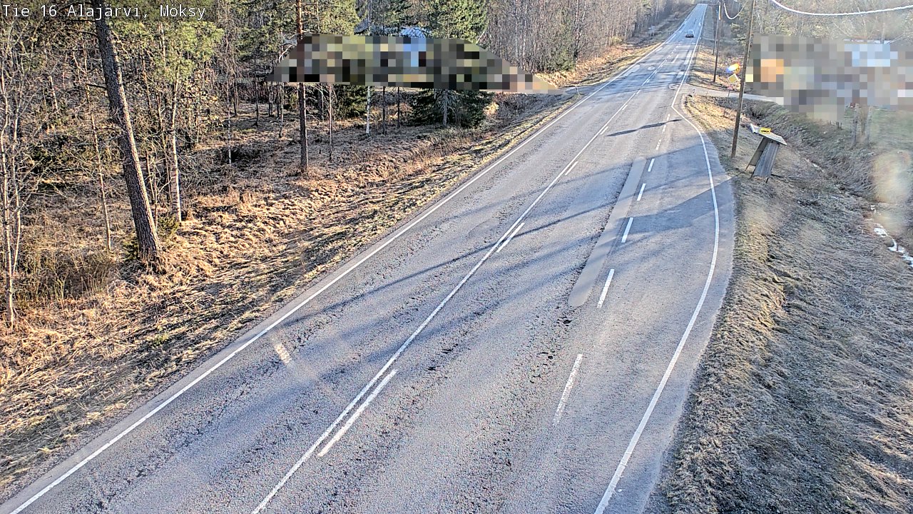 Weather Camera Image Väg 16 Alajärvi, Möksy, Alajärvi, Etelä-Pohjanmaa