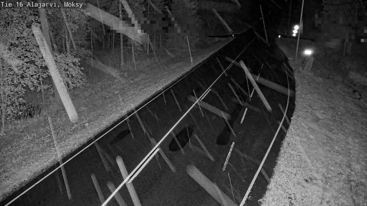 Weather Camera Image Road 16 Alajärvi, Möksy, Alajärvi, Etelä-Pohjanmaa