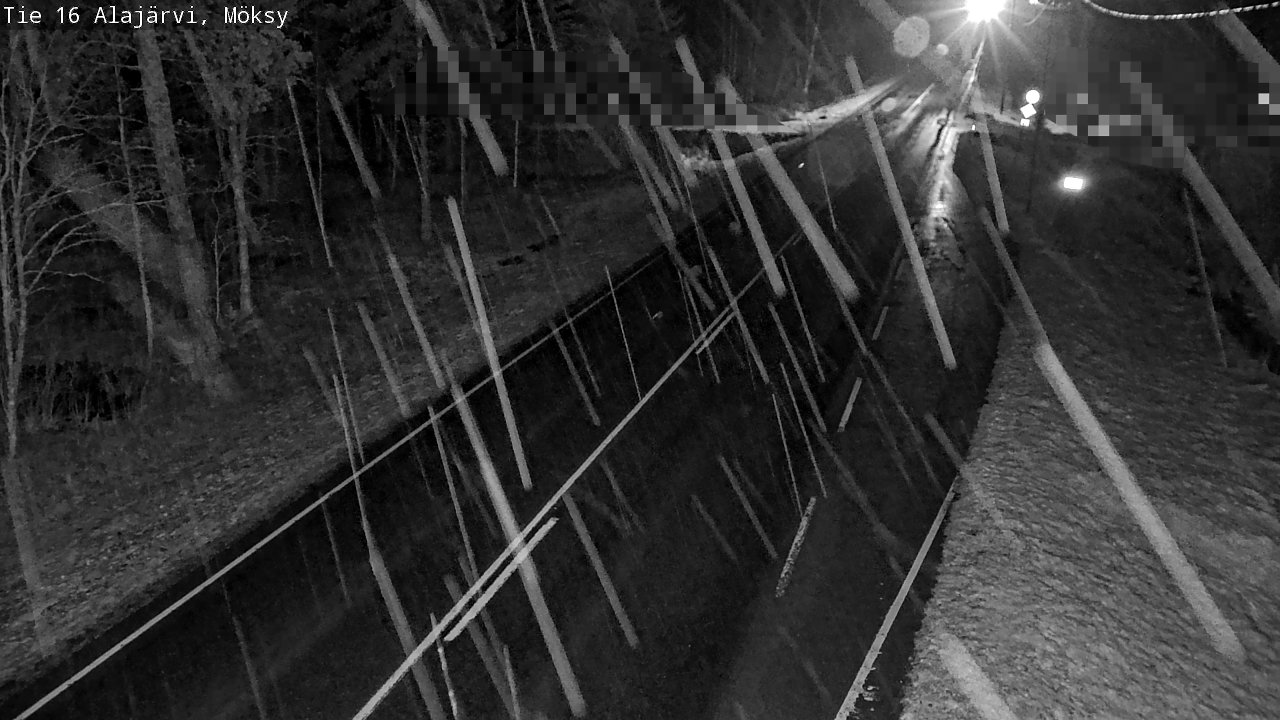 Weather Camera Image Road 16 Alajärvi, Möksy, Alajärvi, Etelä-Pohjanmaa