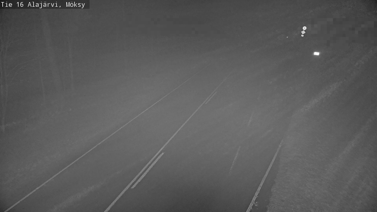 Weather Camera Image Road 16 Alajärvi, Möksy, Alajärvi, Etelä-Pohjanmaa