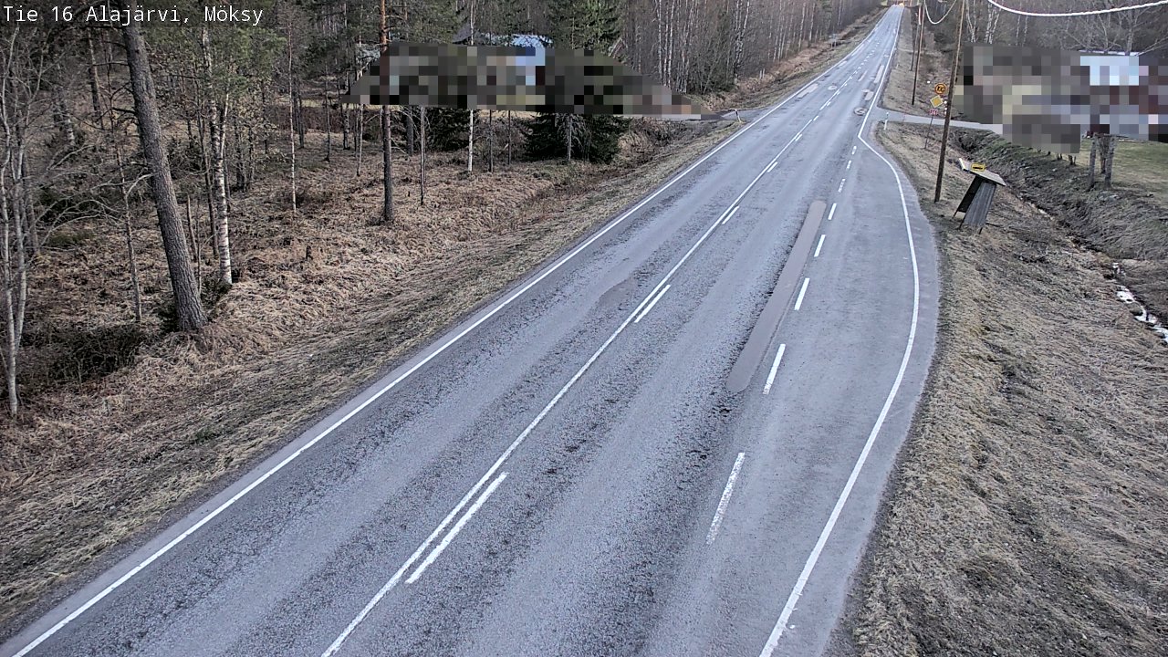 Weather Camera Image Väg 16 Alajärvi, Möksy, Alajärvi, Etelä-Pohjanmaa