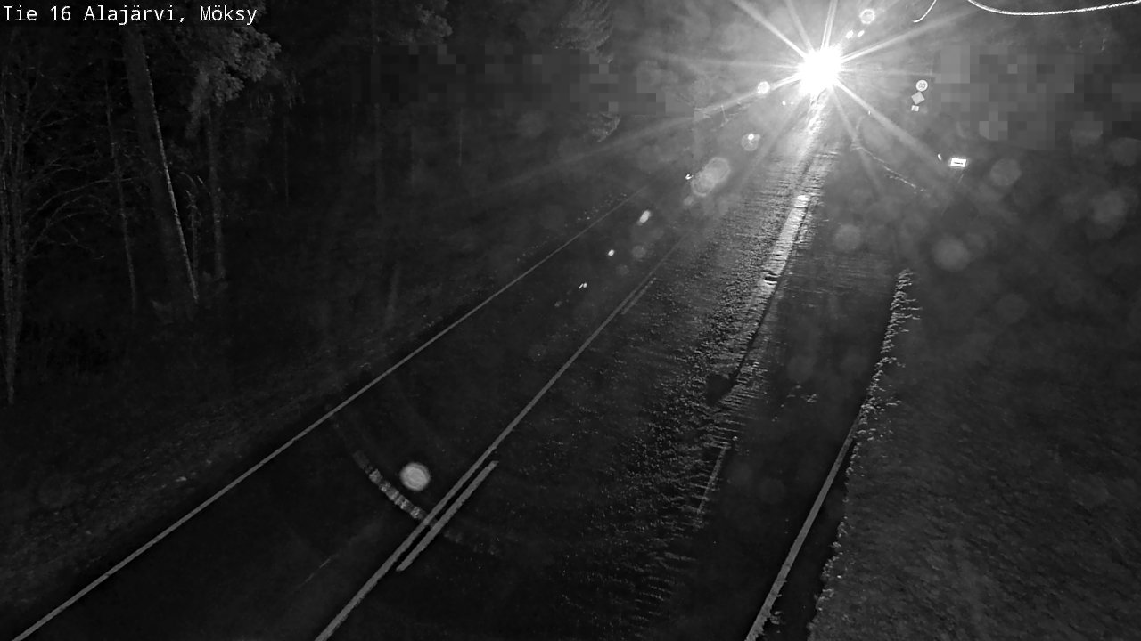 Weather Camera Image Road 16 Alajärvi, Möksy, Alajärvi, Etelä-Pohjanmaa