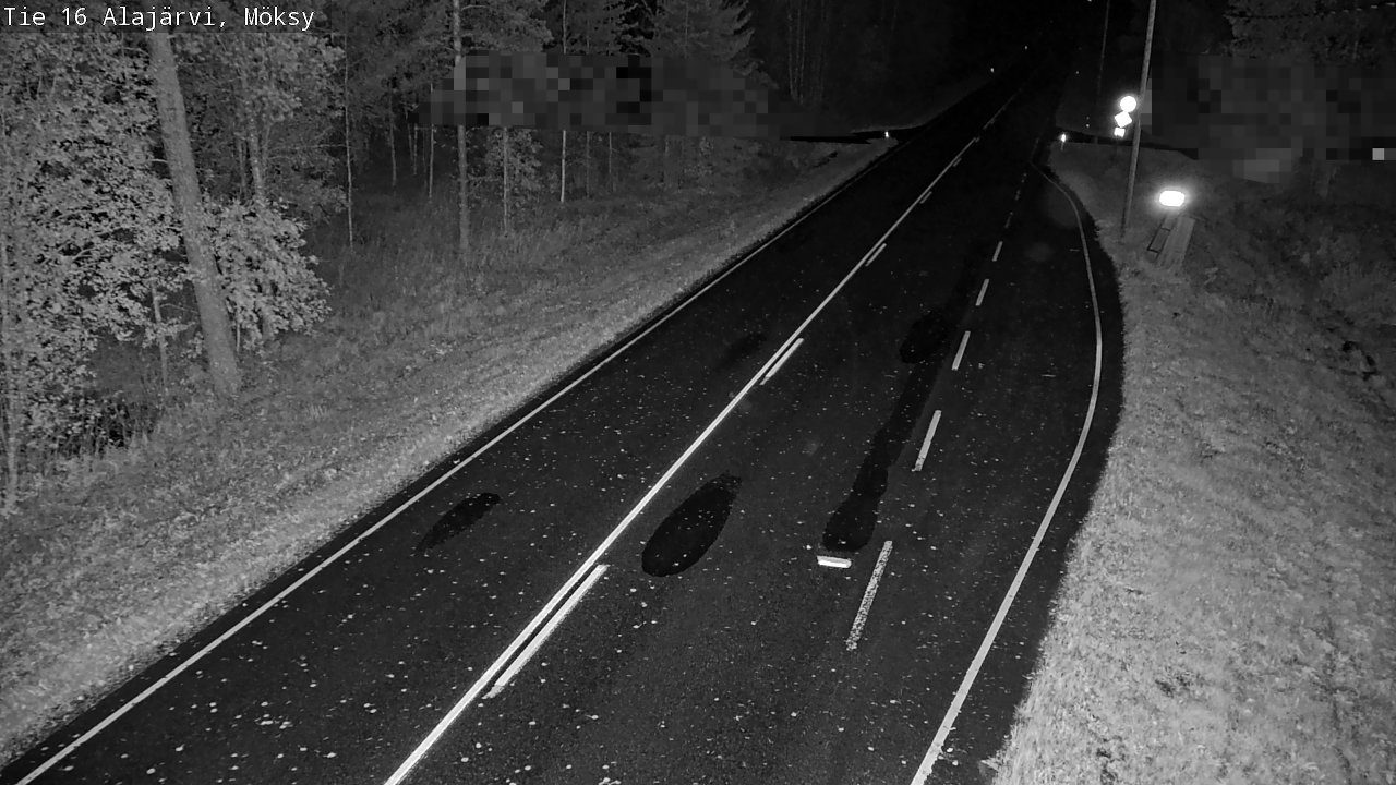 Weather Camera Image Road 16 Alajärvi, Möksy, Alajärvi, Etelä-Pohjanmaa