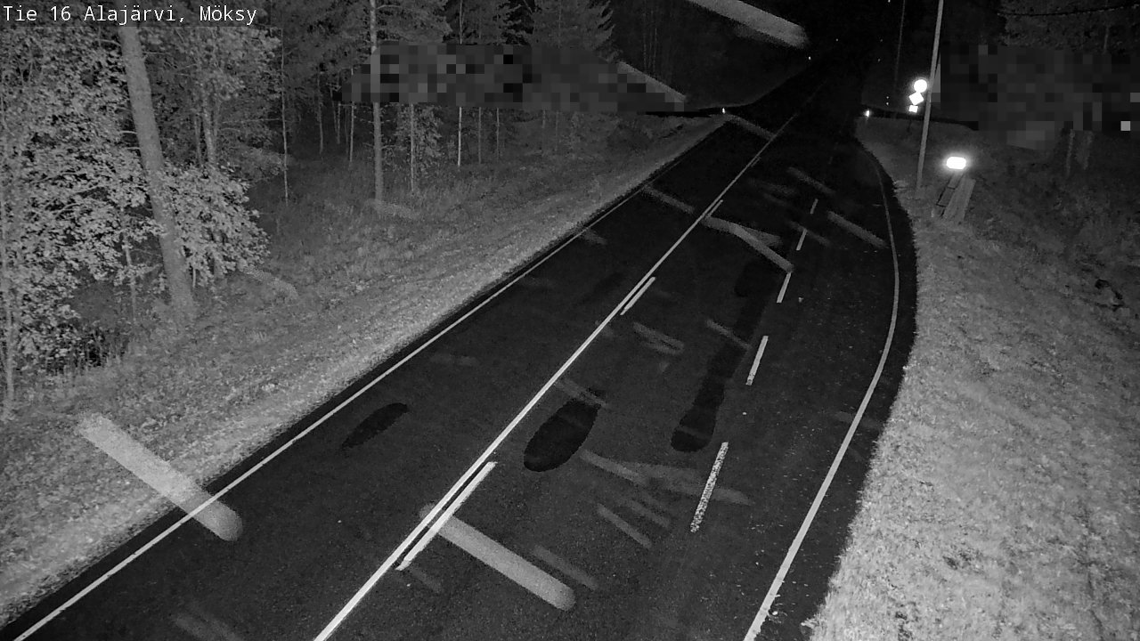 Weather Camera Image Road 16 Alajärvi, Möksy, Alajärvi, Etelä-Pohjanmaa