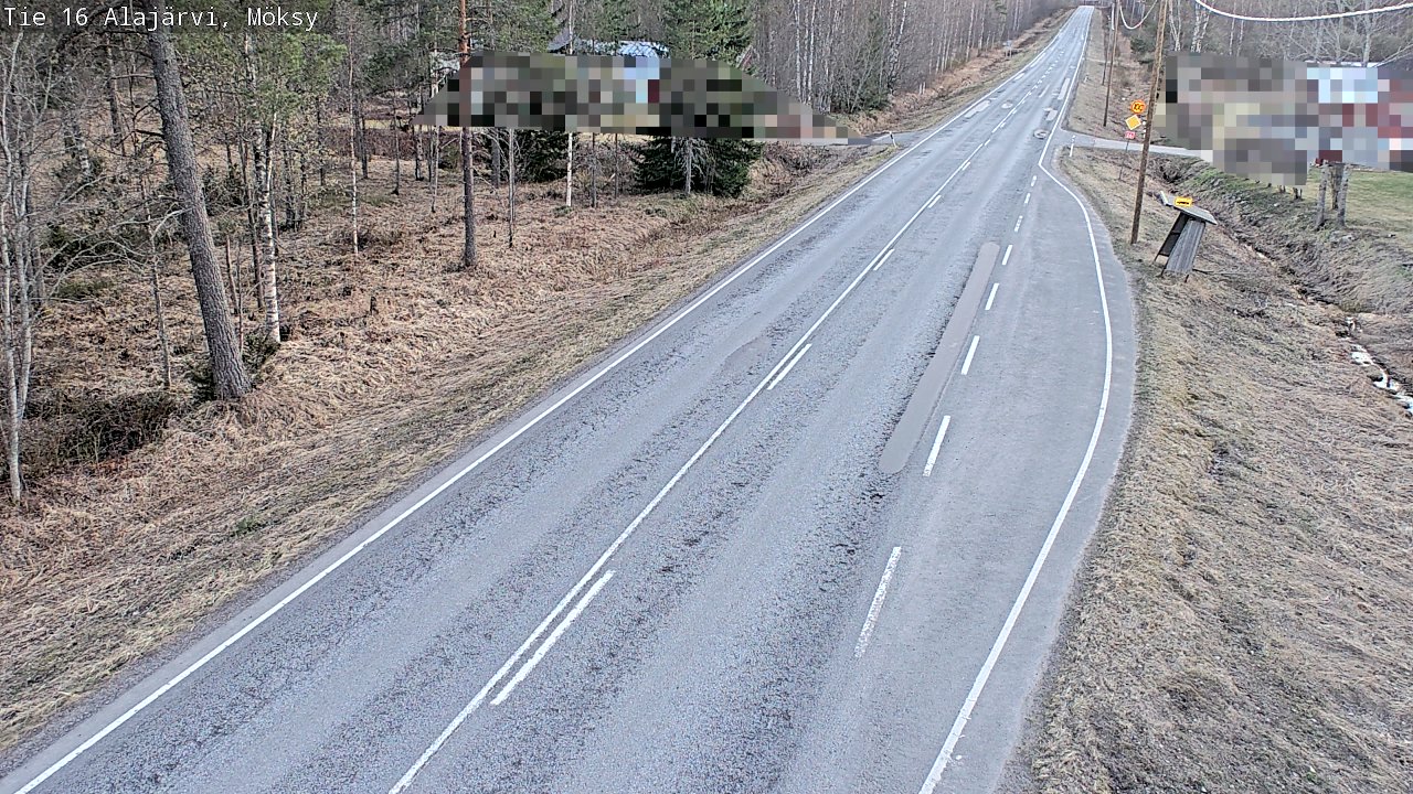 Weather Camera Image Väg 16 Alajärvi, Möksy, Alajärvi, Etelä-Pohjanmaa