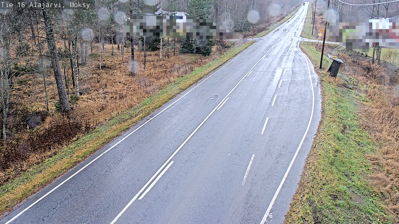 Weather Camera Image Väg 16 Alajärvi, Möksy, Alajärvi, Etelä-Pohjanmaa