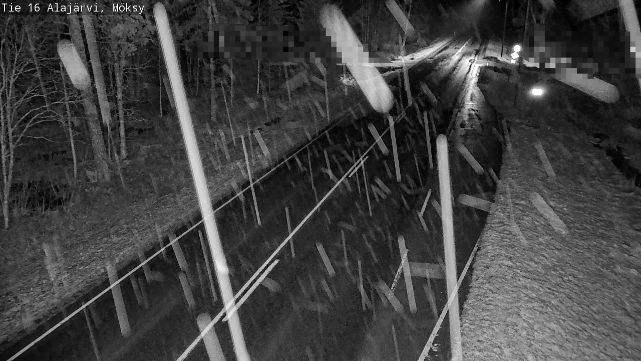 Weather Camera Image Road 16 Alajärvi, Möksy, Alajärvi, Etelä-Pohjanmaa