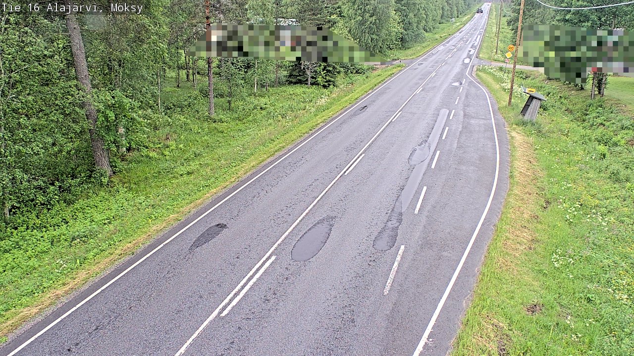 Weather Camera Image Road 16 Alajärvi, Möksy, Alajärvi, Etelä-Pohjanmaa