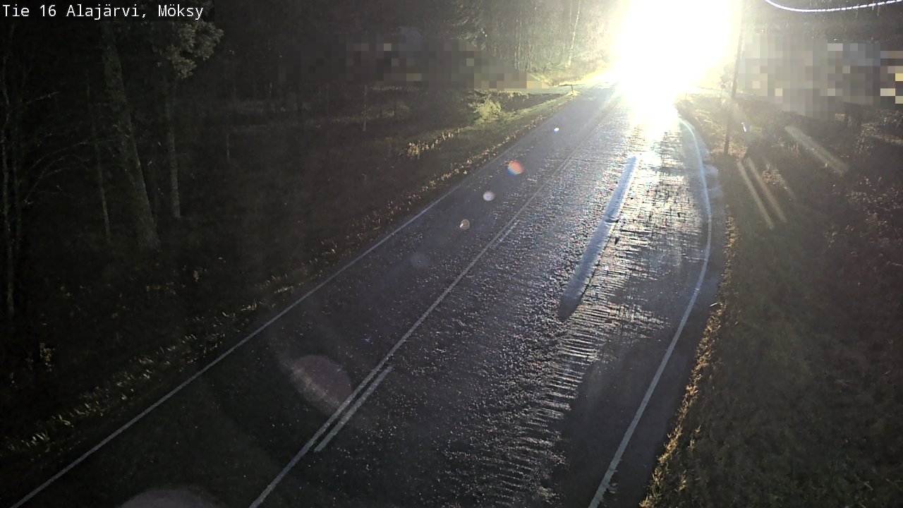 Weather Camera Image Road 16 Alajärvi, Möksy, Alajärvi, Etelä-Pohjanmaa
