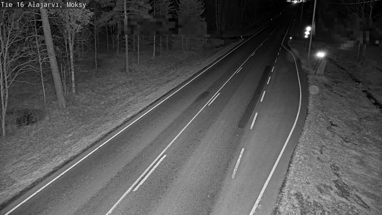 Weather Camera Image Väg 16 Alajärvi, Möksy, Alajärvi, Etelä-Pohjanmaa