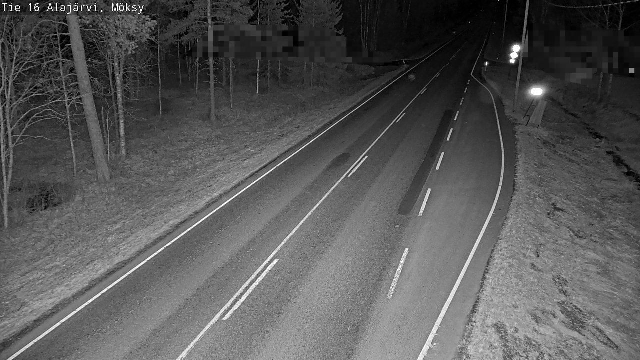 Weather Camera Image Väg 16 Alajärvi, Möksy, Alajärvi, Etelä-Pohjanmaa