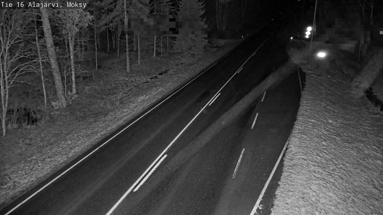 Weather Camera Image Road 16 Alajärvi, Möksy, Alajärvi, Etelä-Pohjanmaa