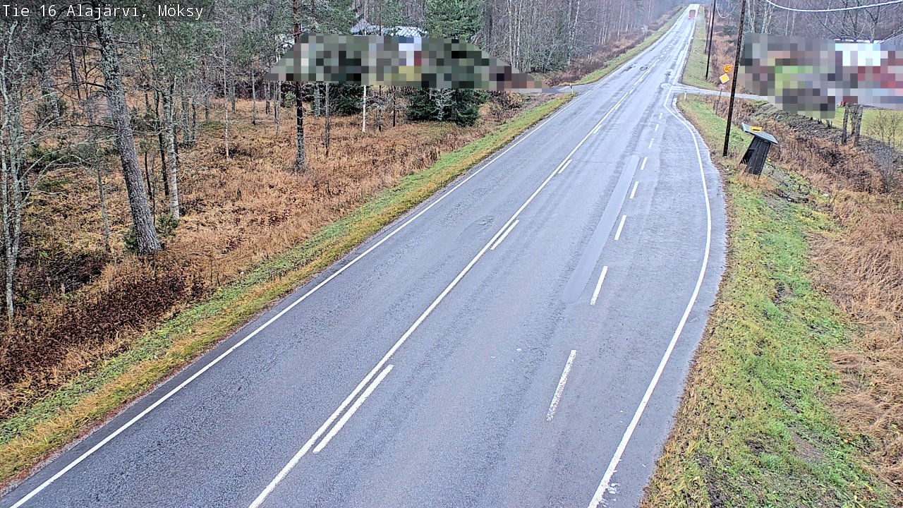 Weather Camera Image Väg 16 Alajärvi, Möksy, Alajärvi, Etelä-Pohjanmaa