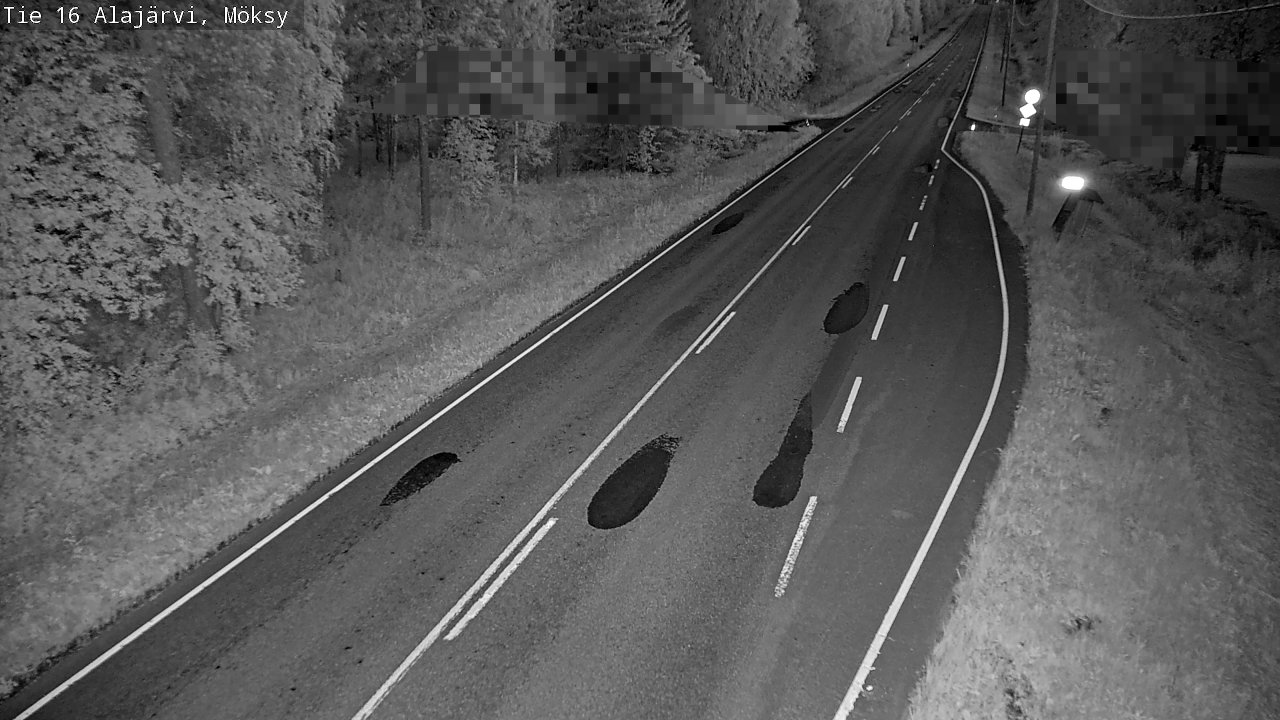 Weather Camera Image Road 16 Alajärvi, Möksy, Alajärvi, Etelä-Pohjanmaa