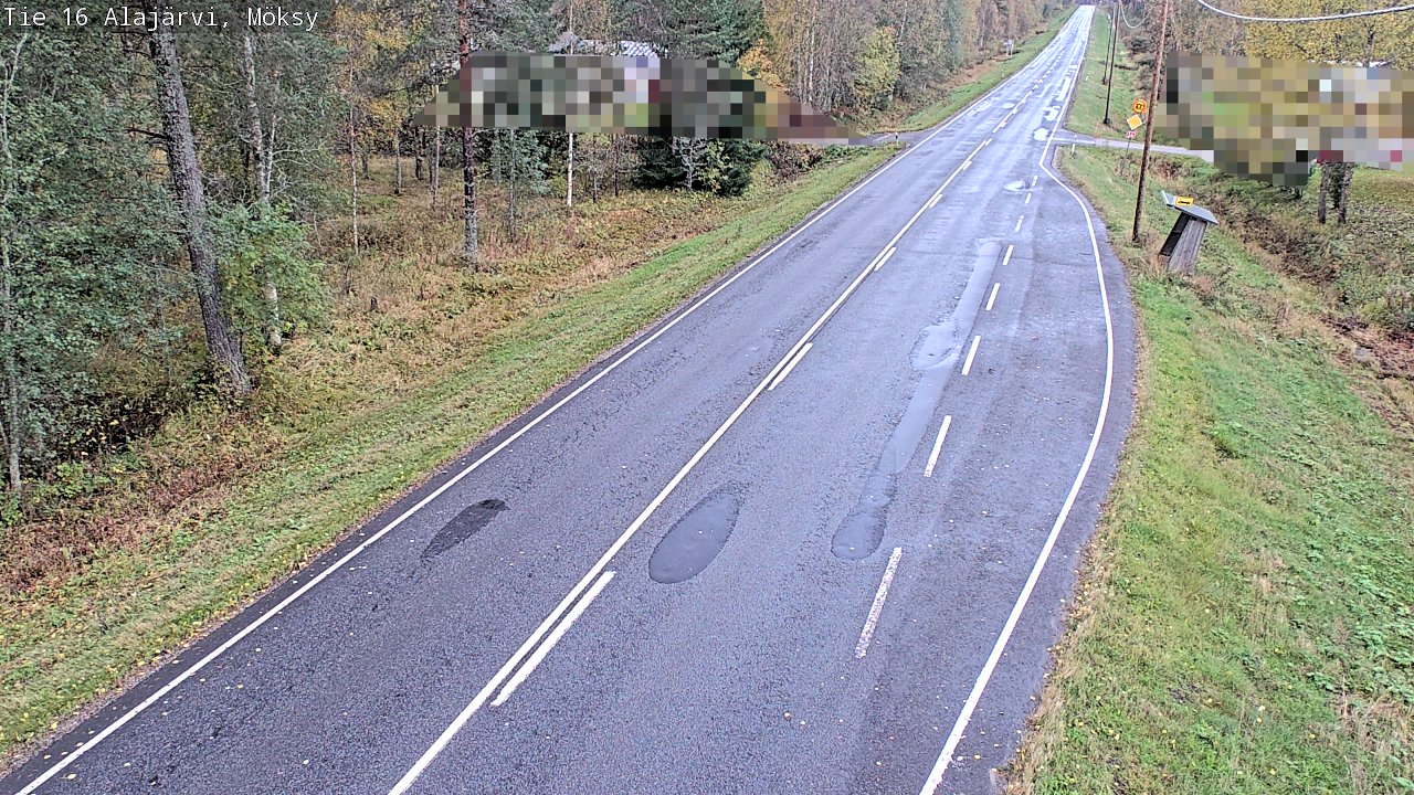 Weather Camera Image Road 16 Alajärvi, Möksy, Alajärvi, Etelä-Pohjanmaa