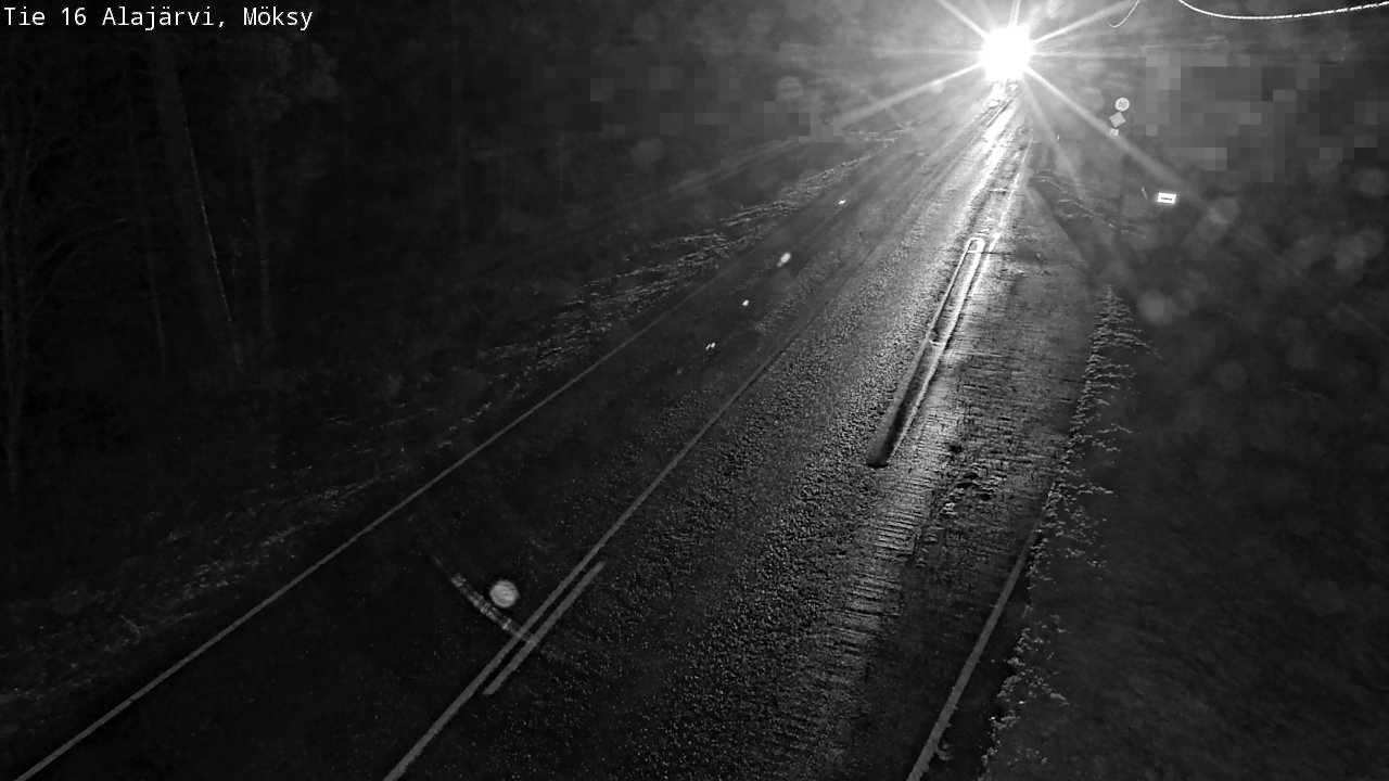 Weather Camera Image Road 16 Alajärvi, Möksy, Alajärvi, Etelä-Pohjanmaa