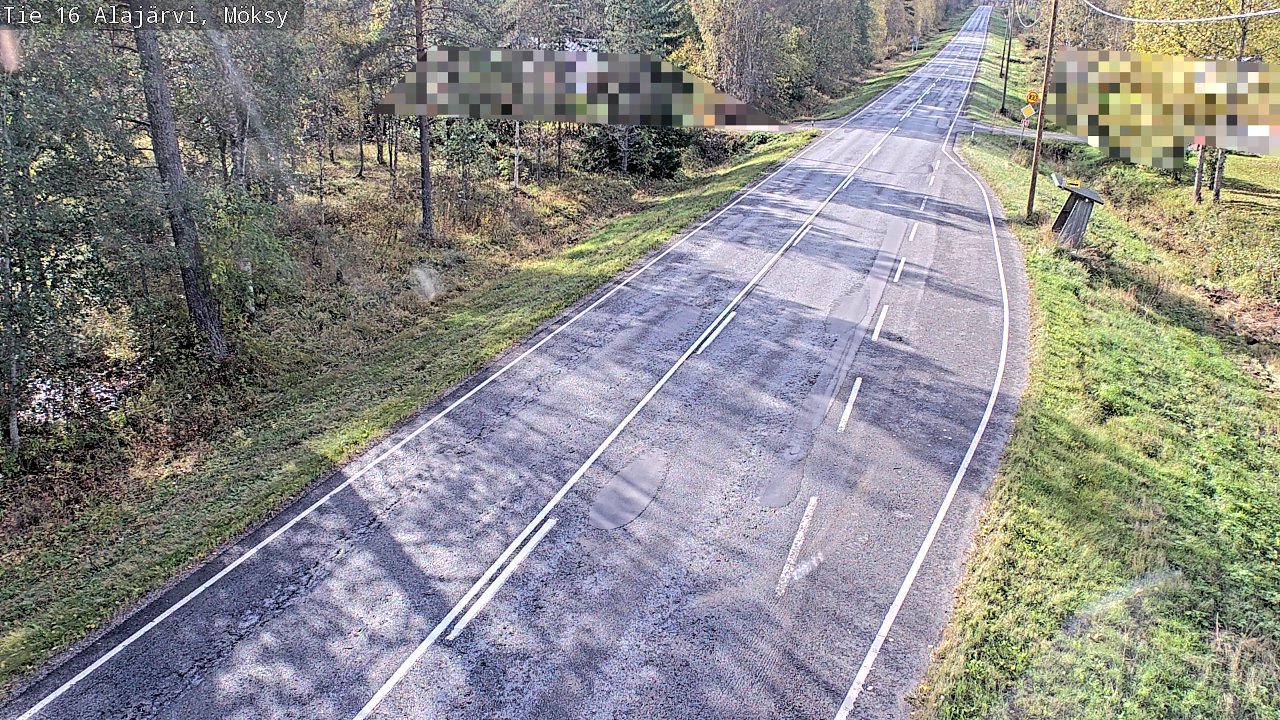 Weather Camera Image Road 16 Alajärvi, Möksy, Alajärvi, Etelä-Pohjanmaa