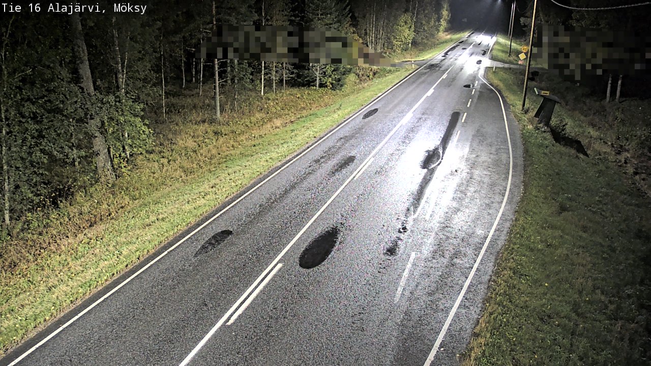 Weather Camera Image Road 16 Alajärvi, Möksy, Alajärvi, Etelä-Pohjanmaa