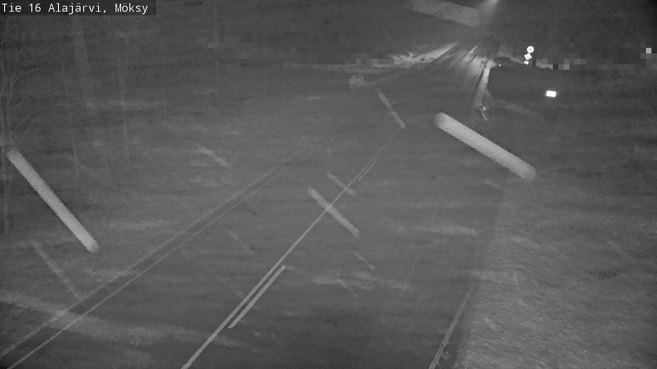 Weather Camera Image Väg 16 Alajärvi, Möksy, Alajärvi, Etelä-Pohjanmaa