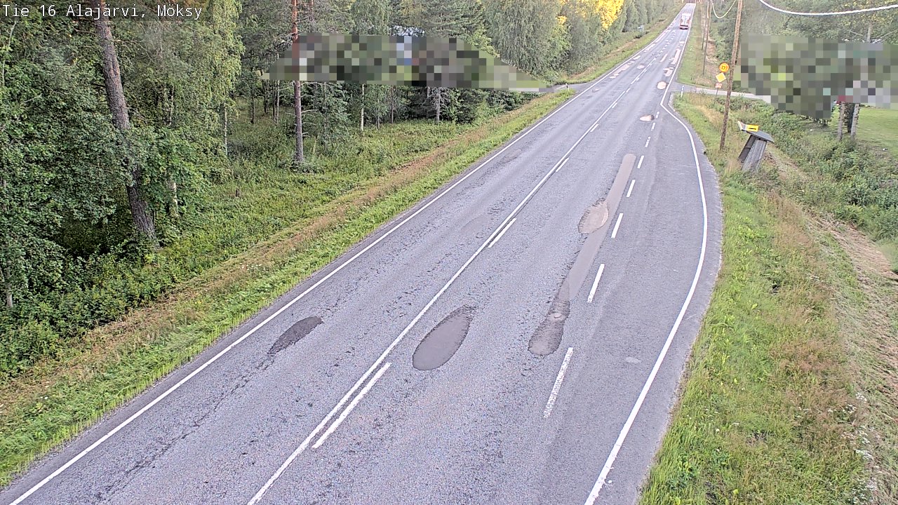 Weather Camera Image Road 16 Alajärvi, Möksy, Alajärvi, Etelä-Pohjanmaa
