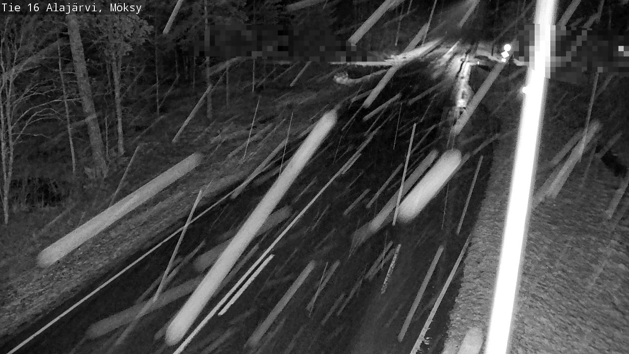 Weather Camera Image Road 16 Alajärvi, Möksy, Alajärvi, Etelä-Pohjanmaa