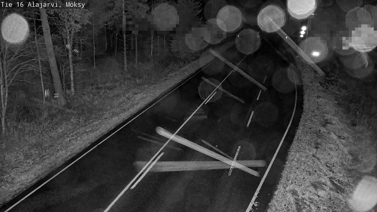 Weather Camera Image Väg 16 Alajärvi, Möksy, Alajärvi, Etelä-Pohjanmaa
