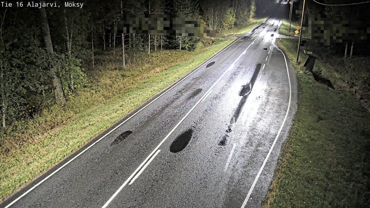 Weather Camera Image Road 16 Alajärvi, Möksy, Alajärvi, Etelä-Pohjanmaa