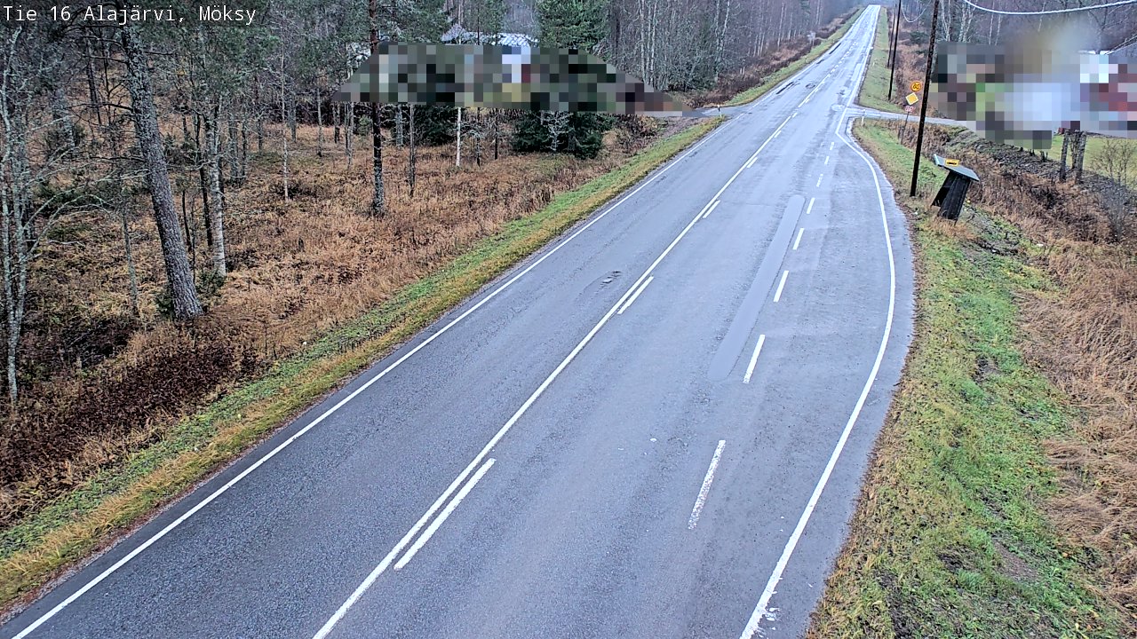 Weather Camera Image Väg 16 Alajärvi, Möksy, Alajärvi, Etelä-Pohjanmaa