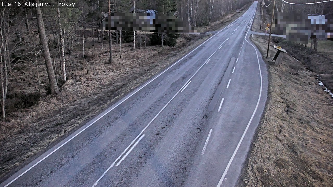 Weather Camera Image Väg 16 Alajärvi, Möksy, Alajärvi, Etelä-Pohjanmaa