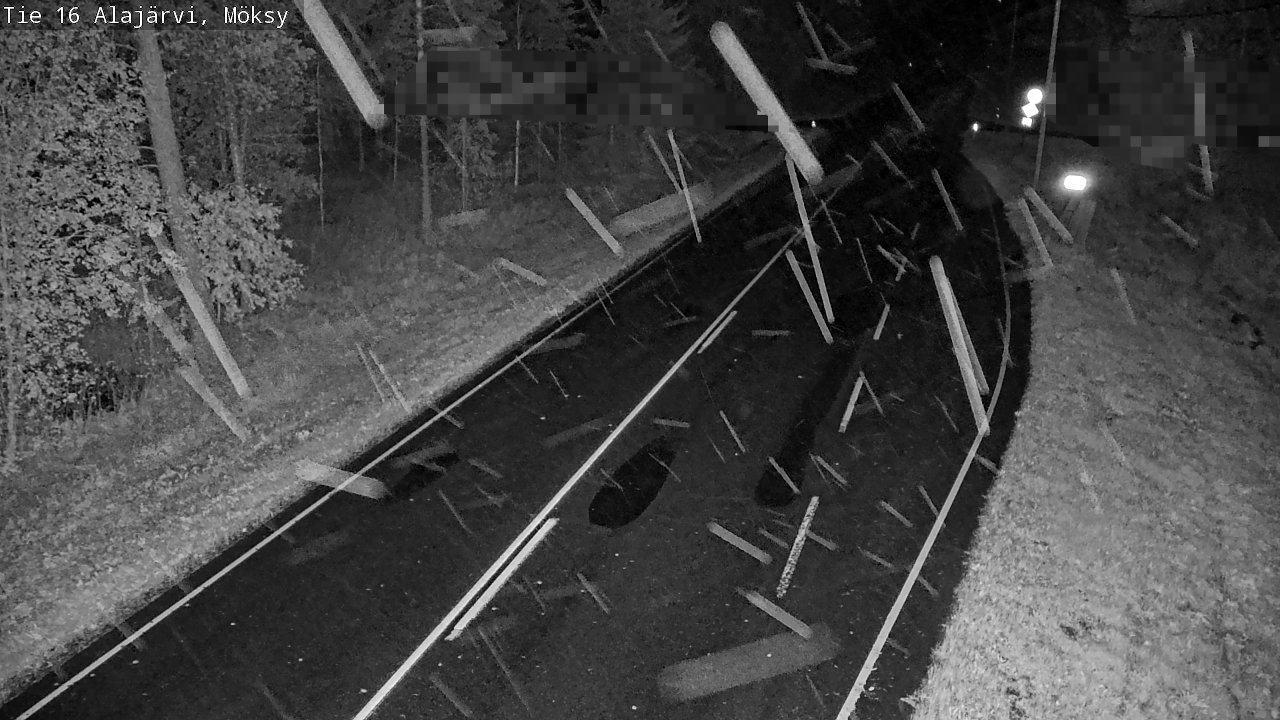 Weather Camera Image Road 16 Alajärvi, Möksy, Alajärvi, Etelä-Pohjanmaa