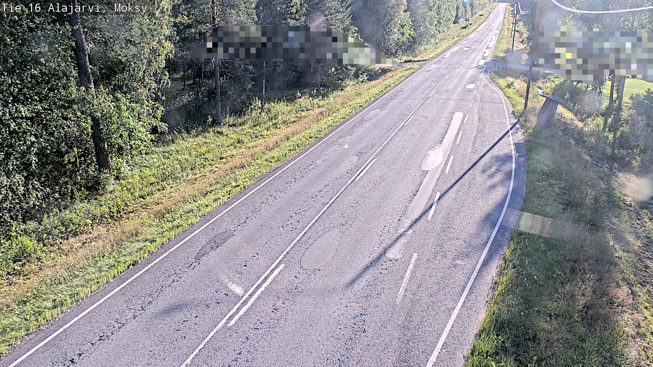Weather Camera Image Road 16 Alajärvi, Möksy, Alajärvi, Etelä-Pohjanmaa