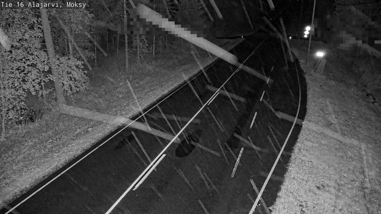 Weather Camera Image Road 16 Alajärvi, Möksy, Alajärvi, Etelä-Pohjanmaa