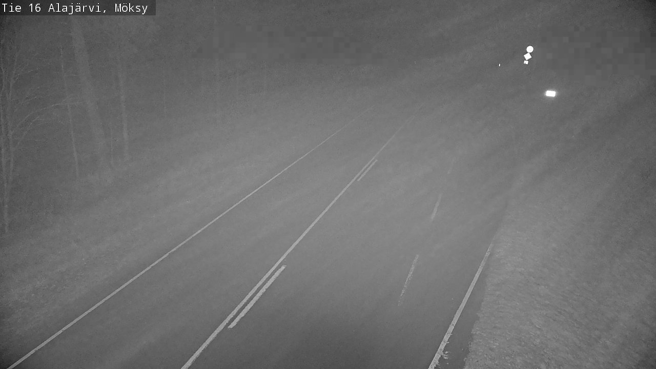 Weather Camera Image Road 16 Alajärvi, Möksy, Alajärvi, Etelä-Pohjanmaa
