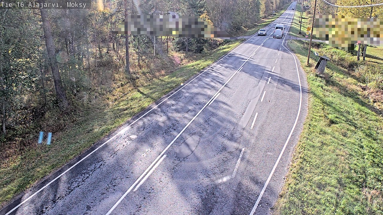 Weather Camera Image Road 16 Alajärvi, Möksy, Alajärvi, Etelä-Pohjanmaa