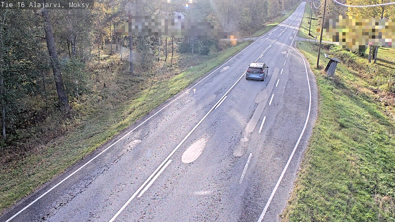 Weather Camera Image Road 16 Alajärvi, Möksy, Alajärvi, Etelä-Pohjanmaa