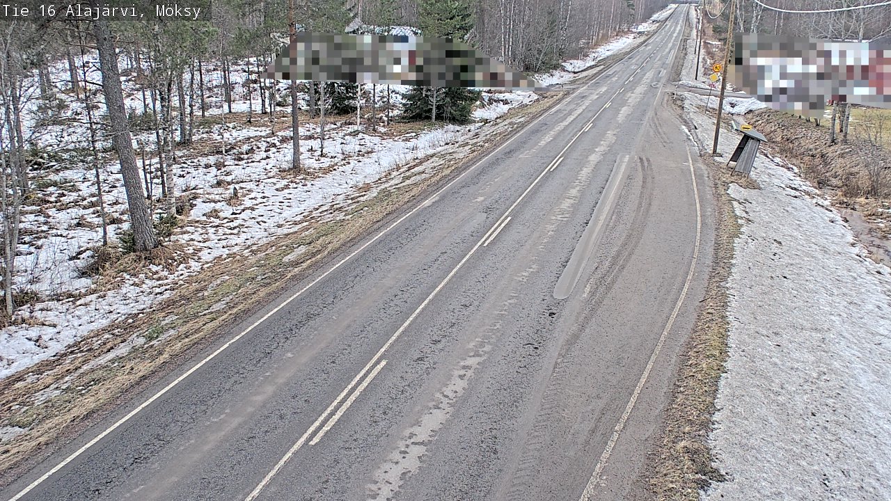 Weather Camera Image Väg 16 Alajärvi, Möksy, Alajärvi, Etelä-Pohjanmaa