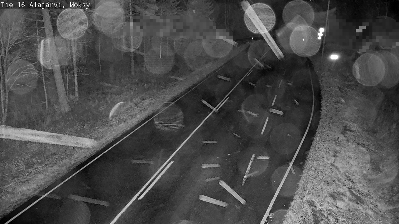Weather Camera Image Väg 16 Alajärvi, Möksy, Alajärvi, Etelä-Pohjanmaa
