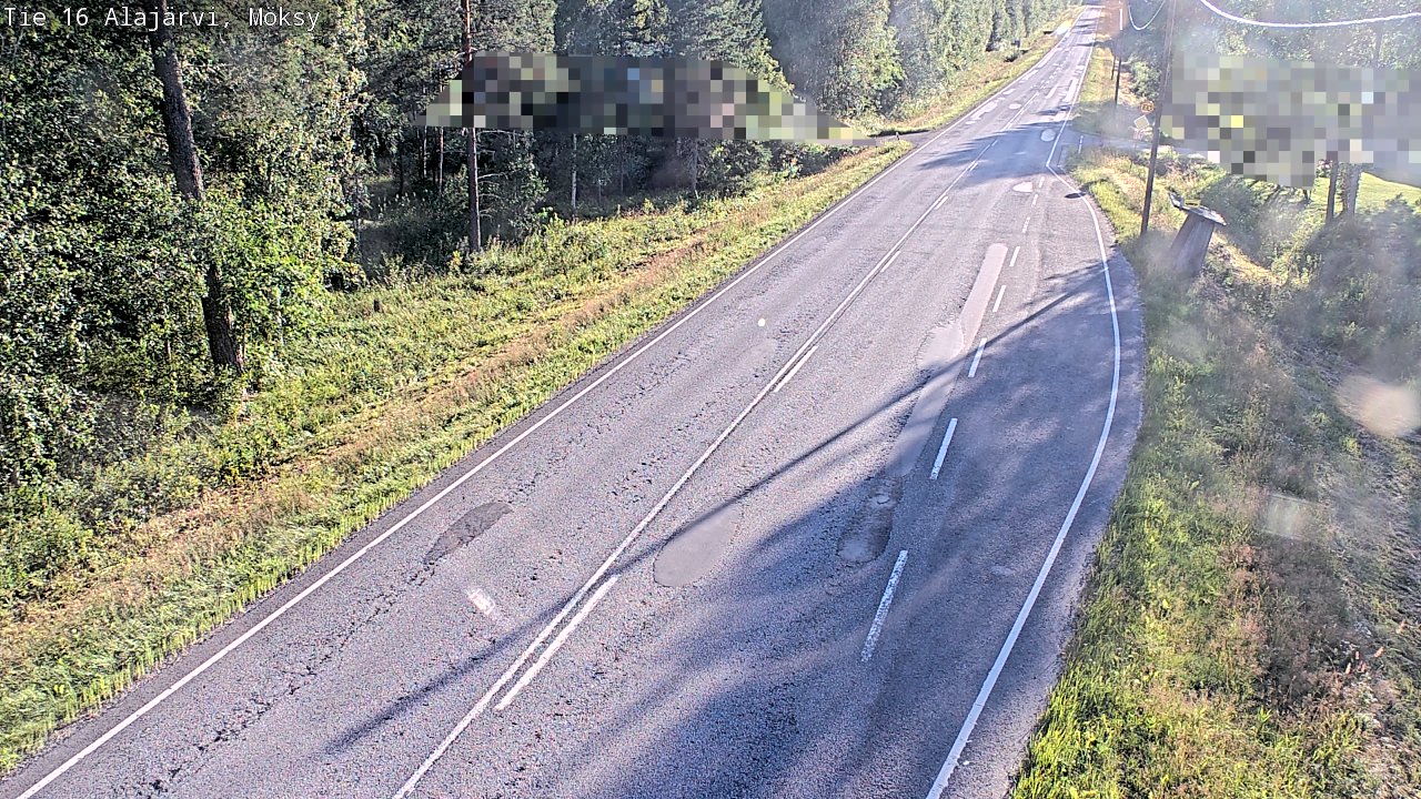 Weather Camera Image Road 16 Alajärvi, Möksy, Alajärvi, Etelä-Pohjanmaa