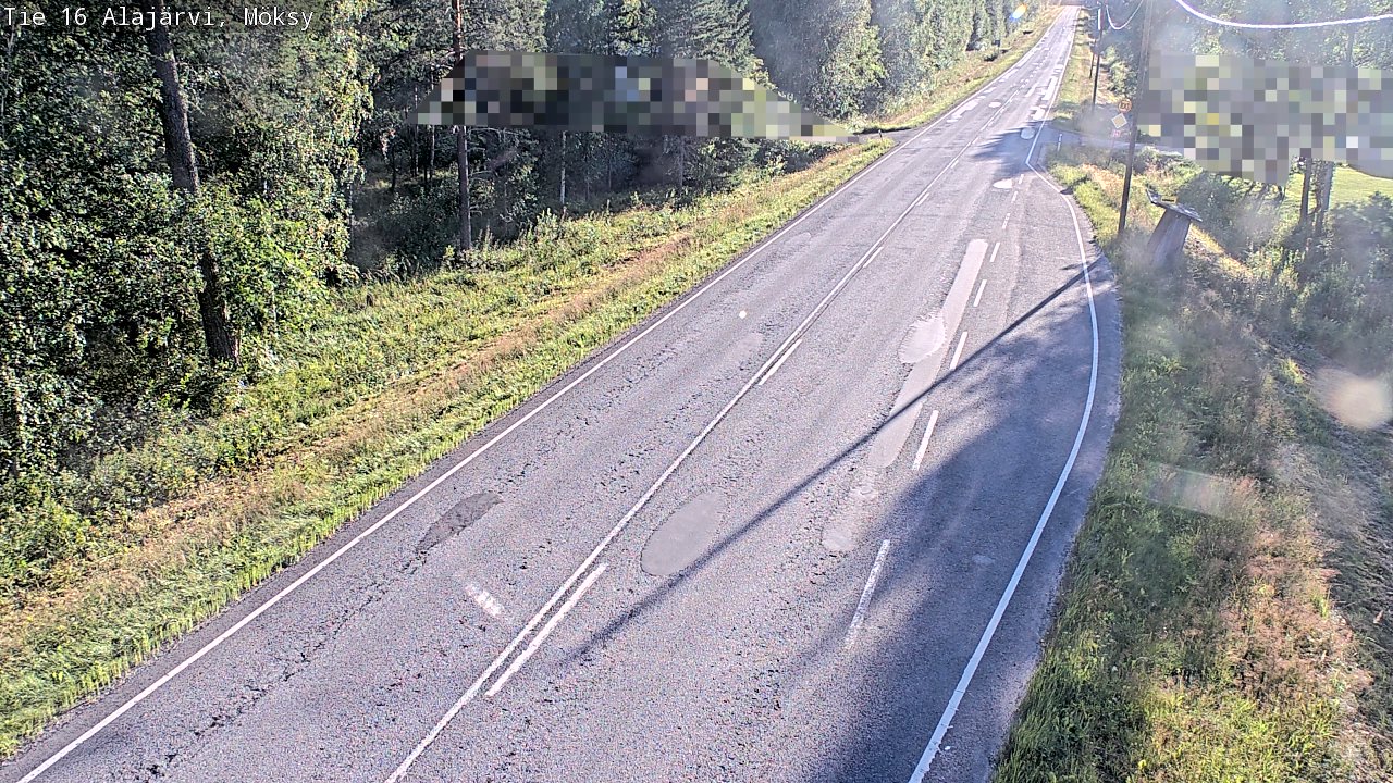 Weather Camera Image Road 16 Alajärvi, Möksy, Alajärvi, Etelä-Pohjanmaa