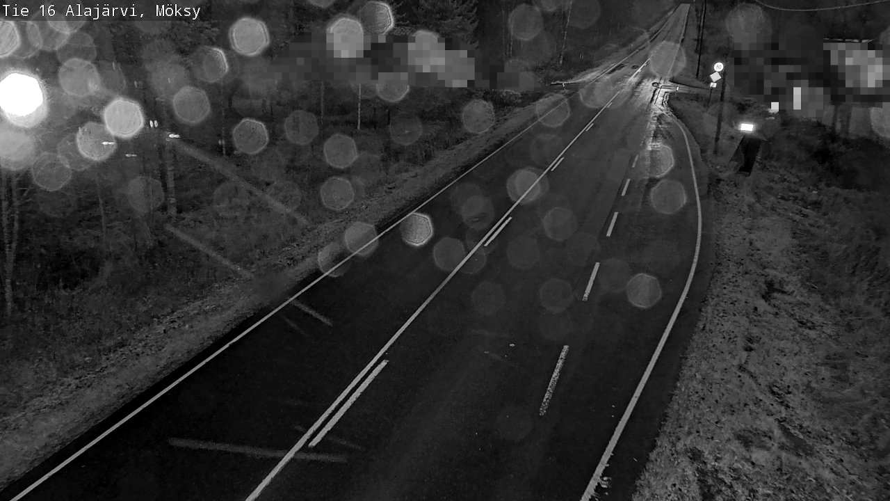 Weather Camera Image Väg 16 Alajärvi, Möksy, Alajärvi, Etelä-Pohjanmaa