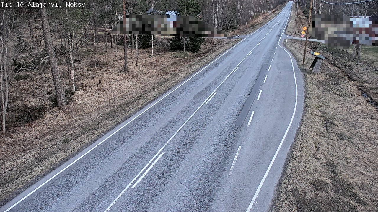 Weather Camera Image Väg 16 Alajärvi, Möksy, Alajärvi, Etelä-Pohjanmaa