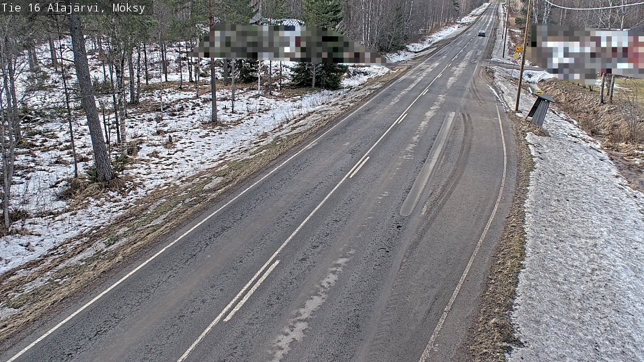Weather Camera Image Väg 16 Alajärvi, Möksy, Alajärvi, Etelä-Pohjanmaa